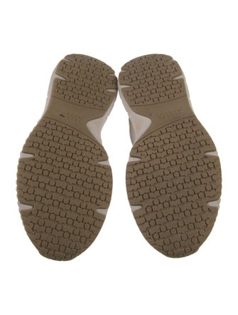 Isabel Marant Mesh Leather Trim Embellishment Athletic Sneakers