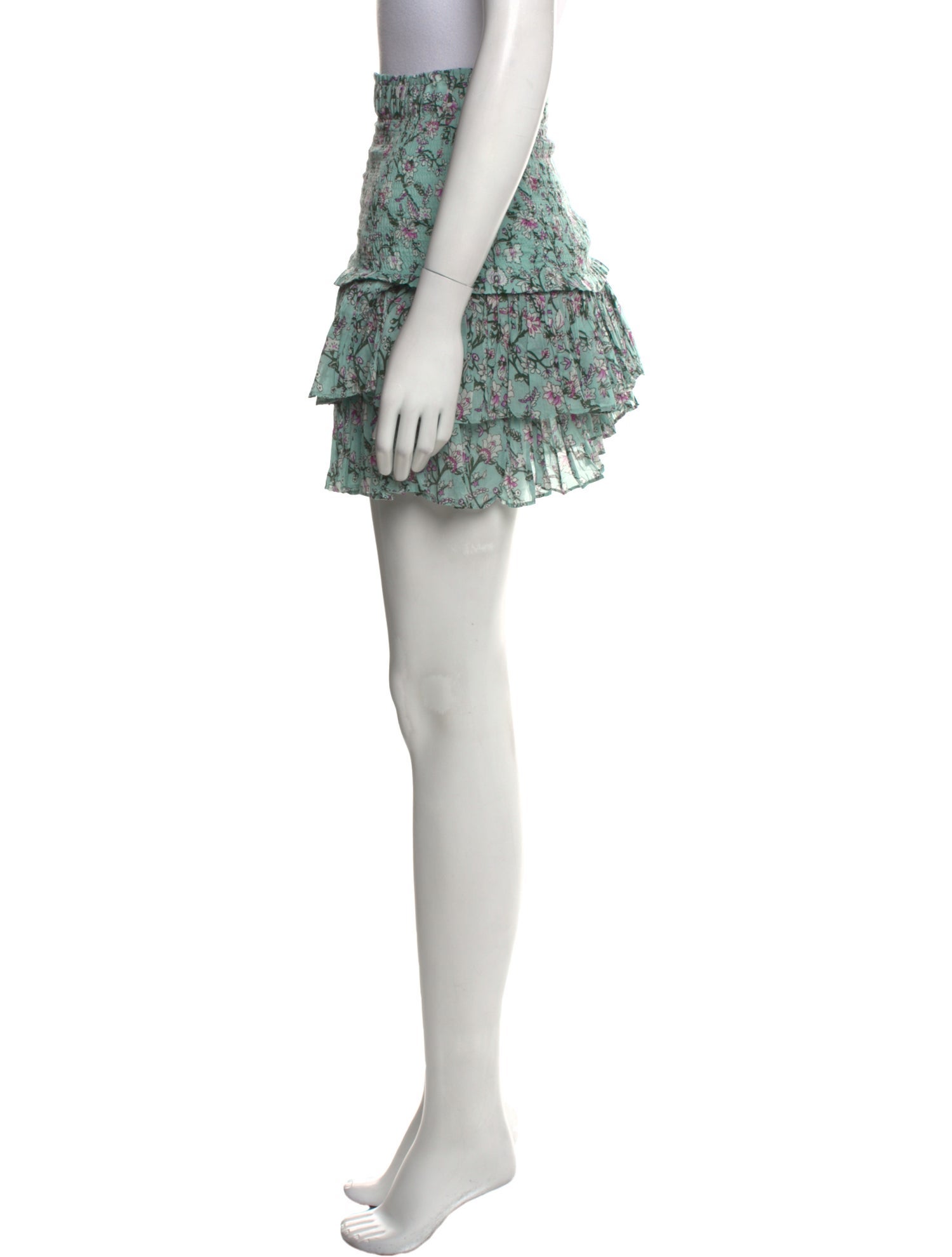 Isabel Marant Floral Print Mini Skirt