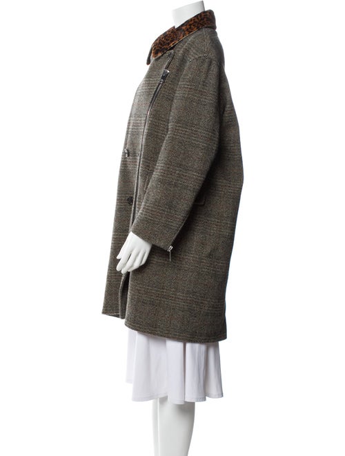 Isabel Marant Virgin Wool Tweed Pattern Coat
