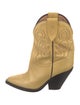 Isabel Marant Leather Patterned Western Boots
