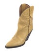 Isabel Marant Leather Patterned Western Boots