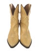 Isabel Marant Leather Patterned Western Boots