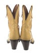 Isabel Marant Leather Patterned Western Boots