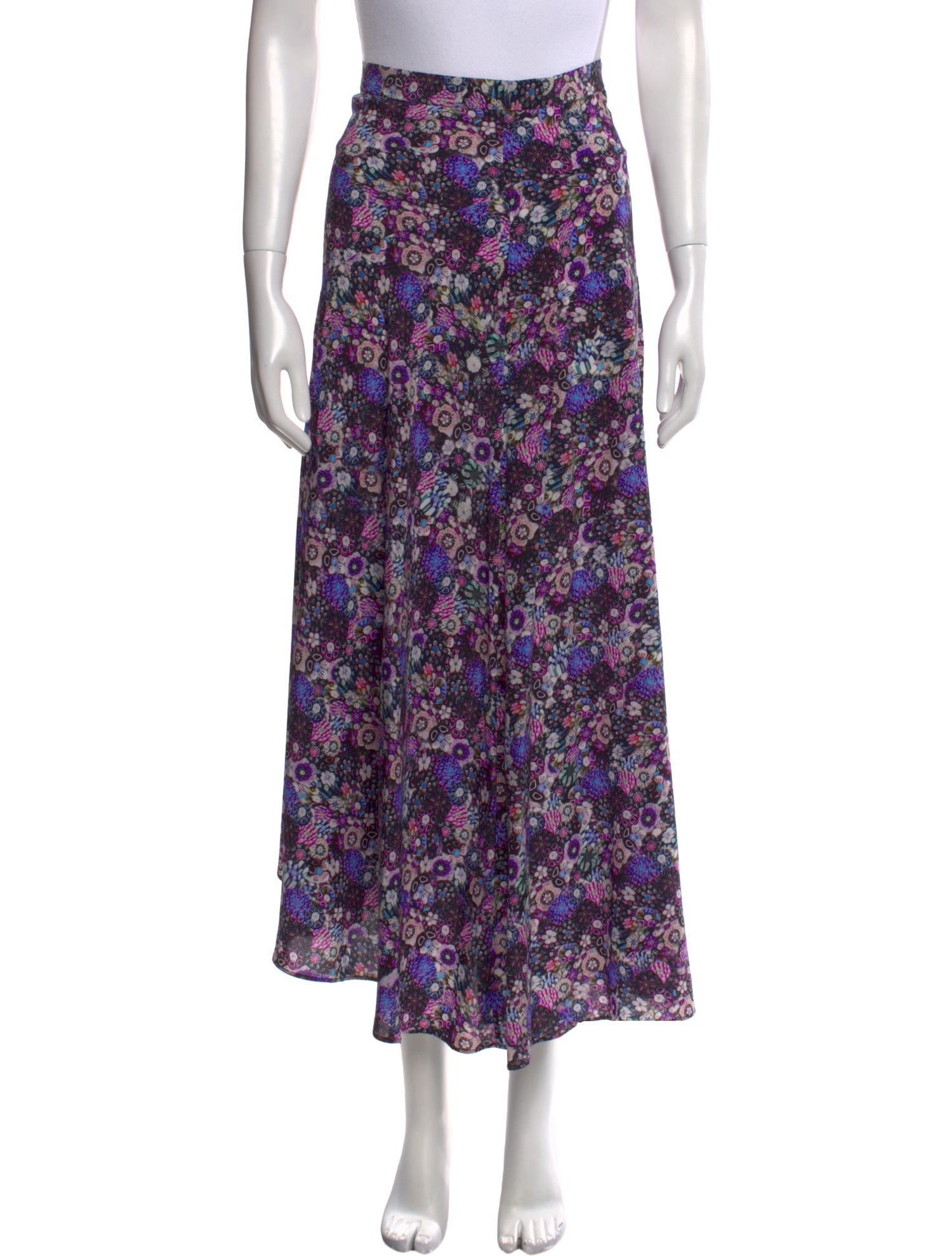 Isabel Marant Silk Midi Length Skirt