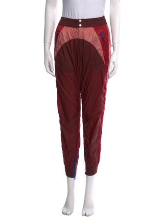 Isabel Marant Colorblock Pattern Skinny Leg Pants