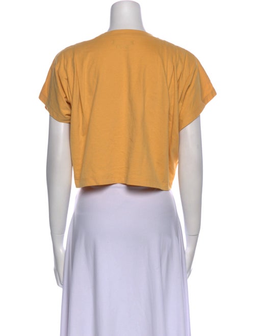 Isabel Marant Crew Neck Short Sleeve Crop Top