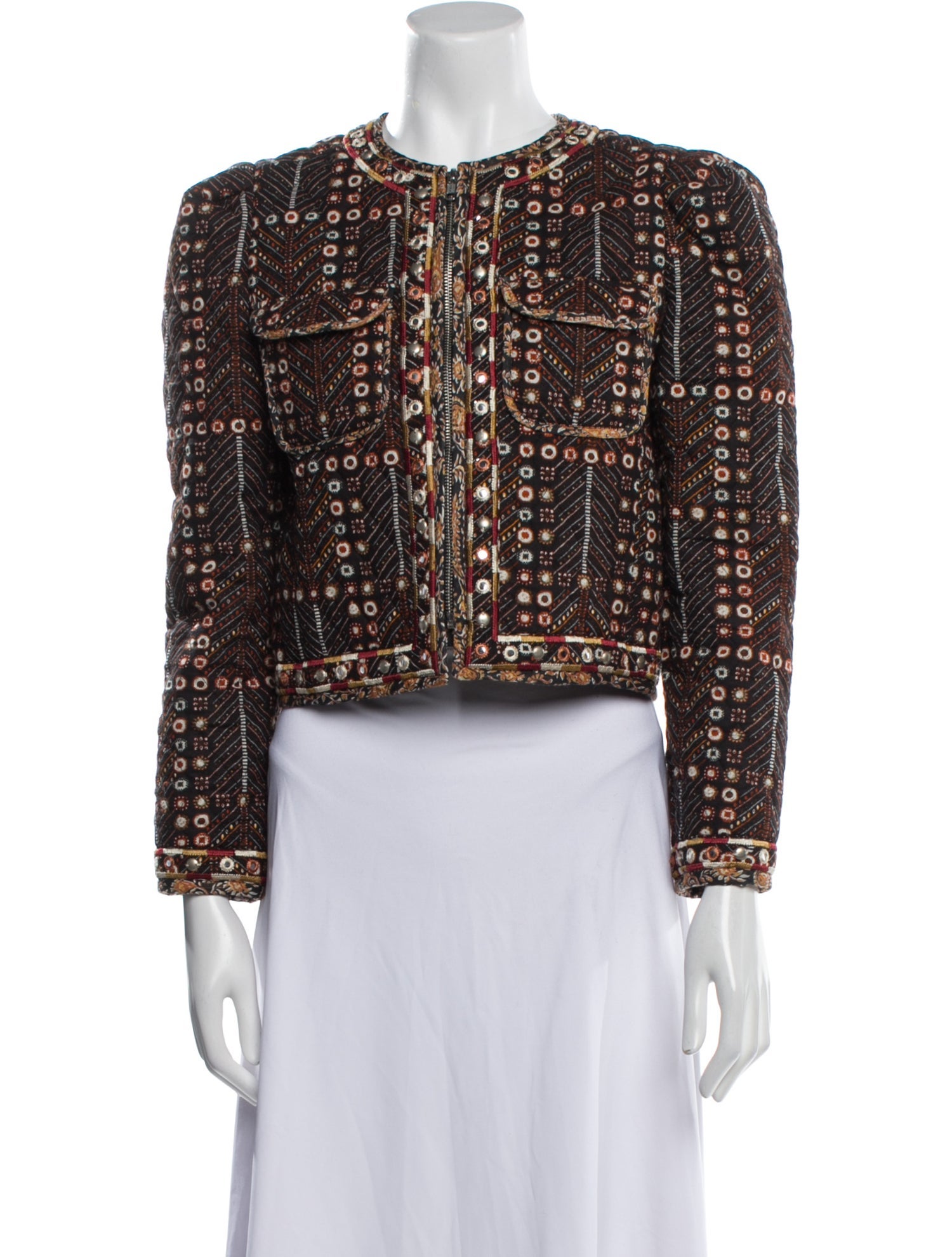 Étoile Isabel Marant Tweed Pattern Evening Jacket