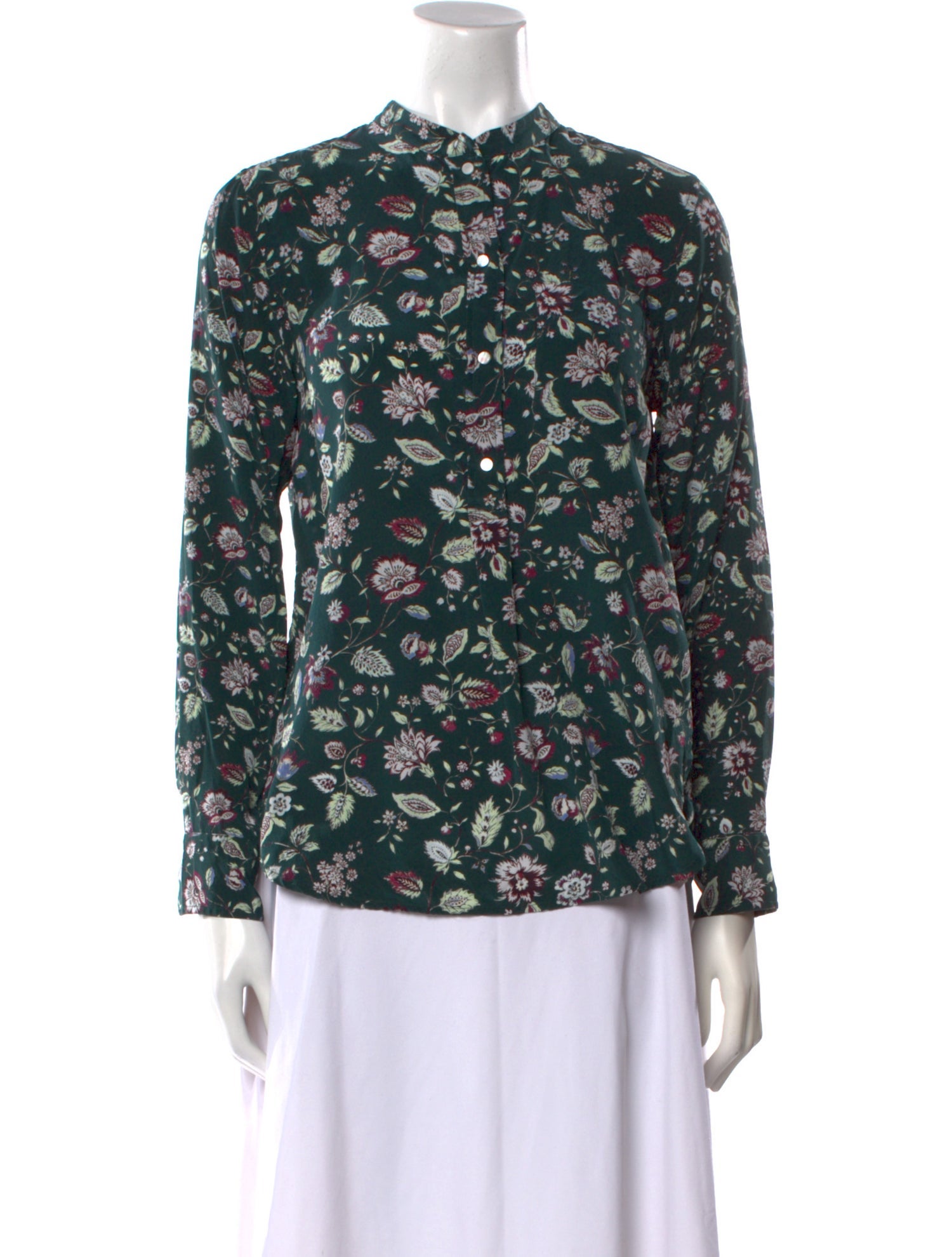 Isabel Marant Silk Floral Print Blouse