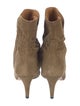 Isabel Marant Suede Leather Trim Embellishment Western Boots