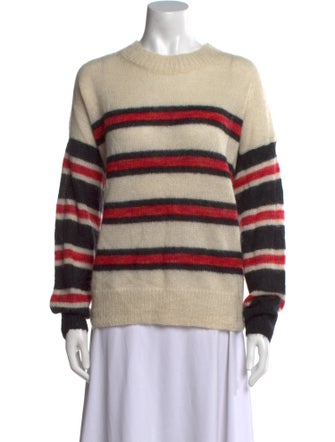Isabel Marant Kid Mohair Striped Sweater