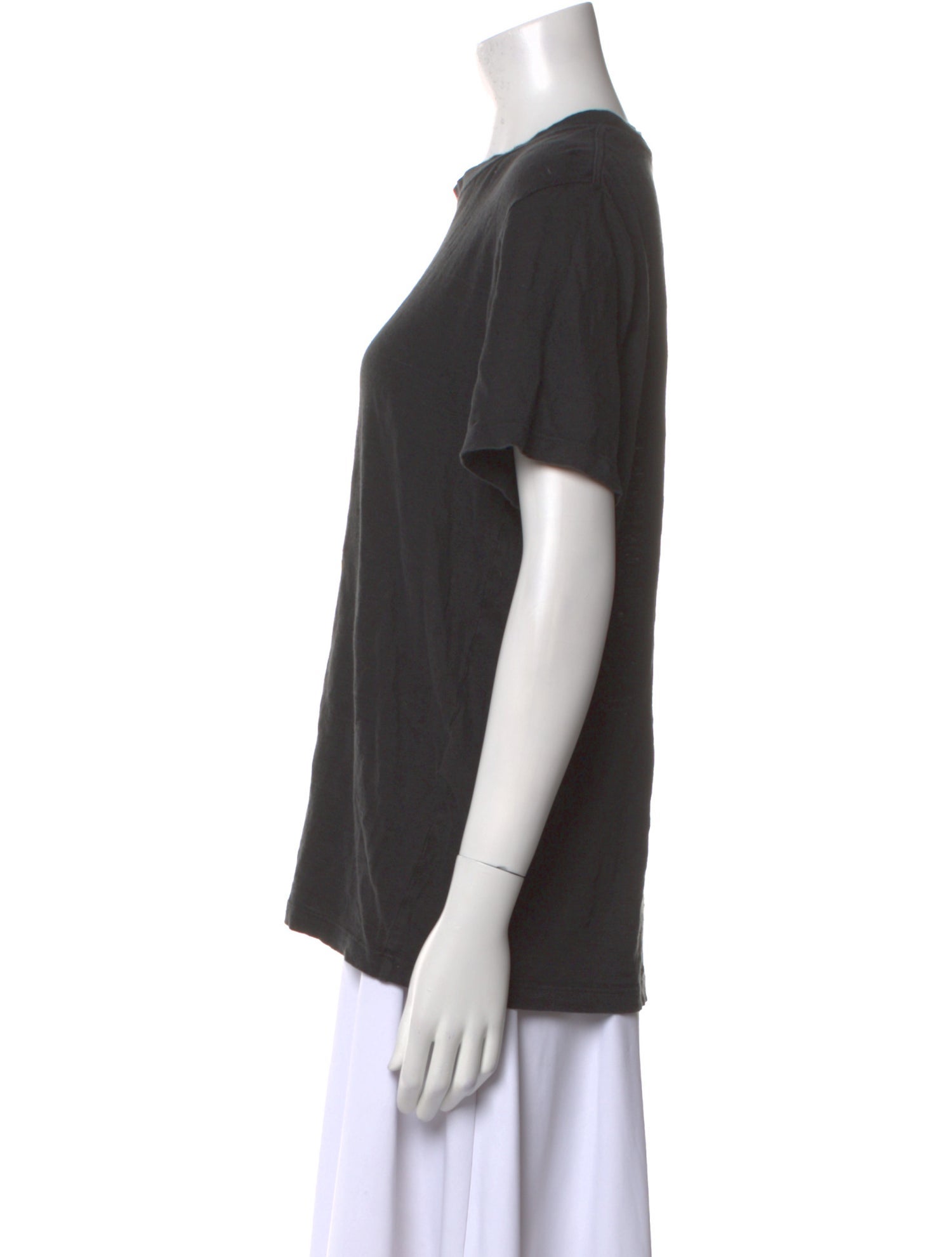 Isabel Marant Linen Graphic Print T-Shirt