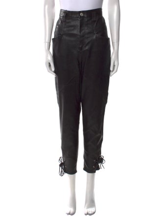 Isabel Marant Leather Skinny Leg Pants