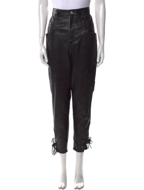 Isabel Marant Leather Skinny Leg Pants