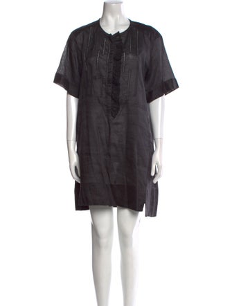 Isabel Marant Crew Neck Mini Dress