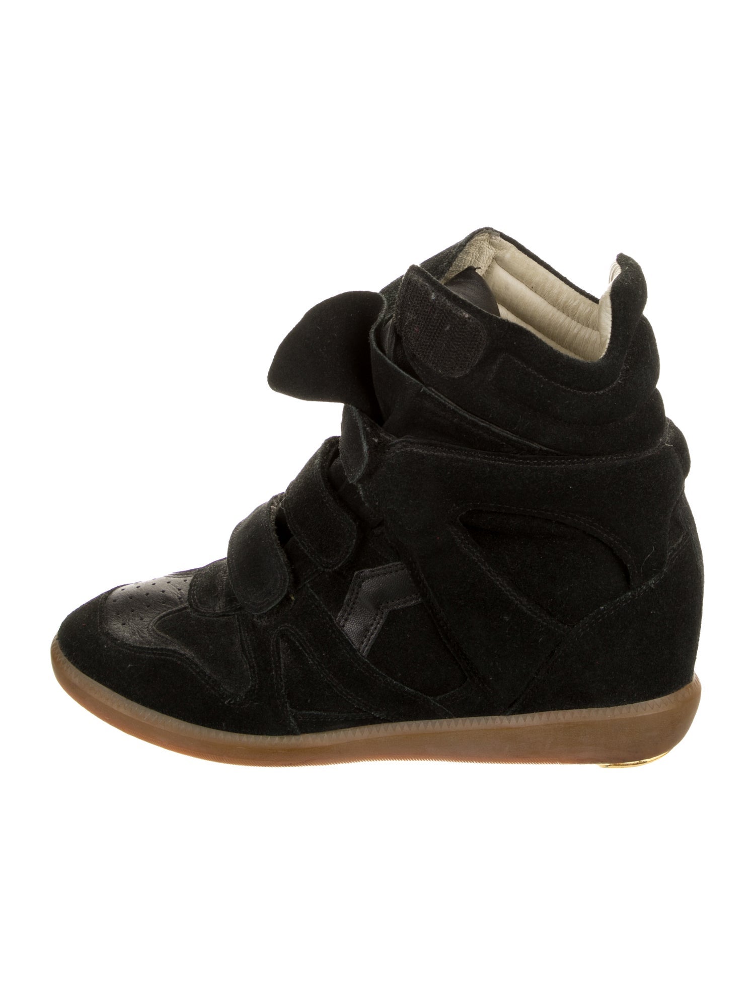 Isabel Marant Suede Wedge Sneakers