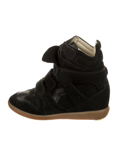 Isabel Marant Suede Wedge Sneakers