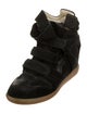 Isabel Marant Suede Wedge Sneakers