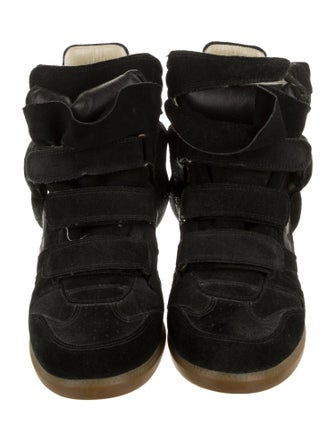 Isabel Marant Suede Wedge Sneakers