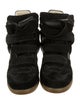 Isabel Marant Suede Wedge Sneakers