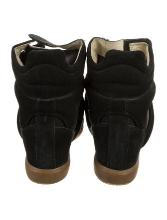 Isabel Marant Suede Wedge Sneakers