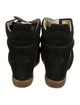 Isabel Marant Suede Wedge Sneakers