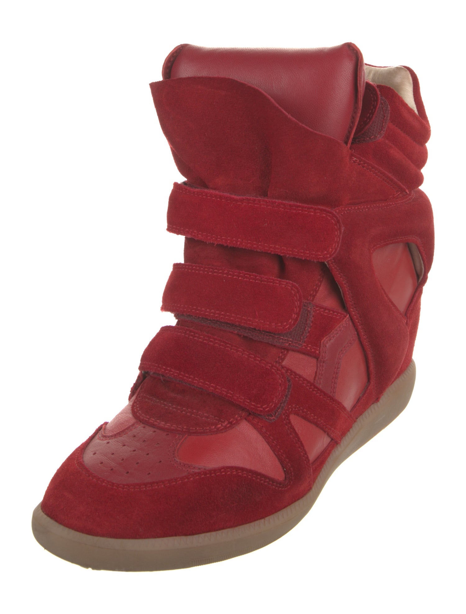 Isabel Marant Suede Wedge Sneakers