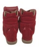 Isabel Marant Suede Wedge Sneakers