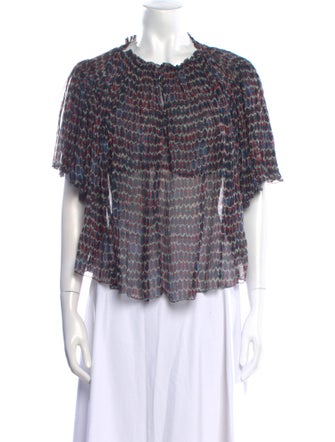 Isabel Marant Silk Printed Blouse