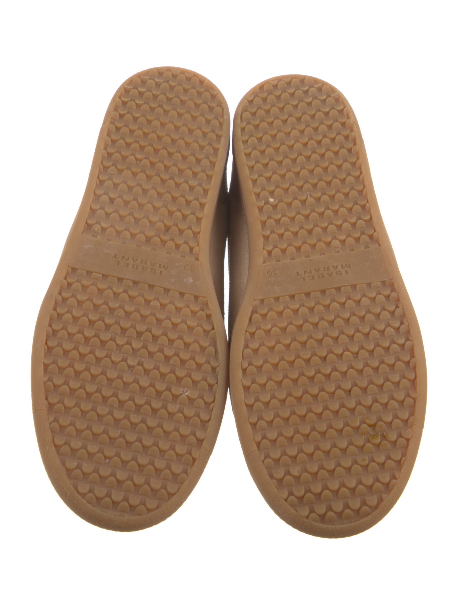 Isabel Marant Suede Colorblock Pattern Sneakers