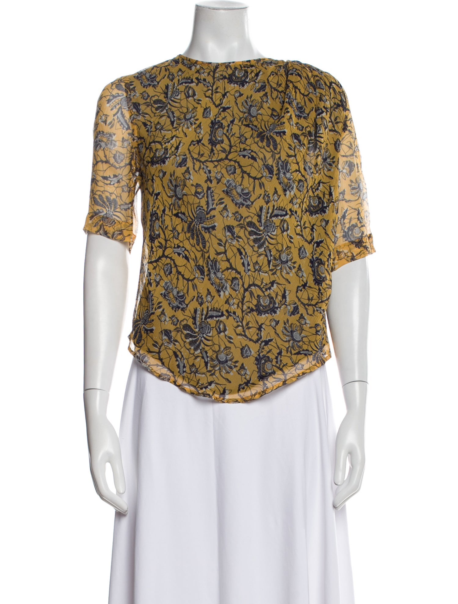 Isabel Marant Silk Printed Blouse