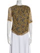 Isabel Marant Silk Printed Blouse