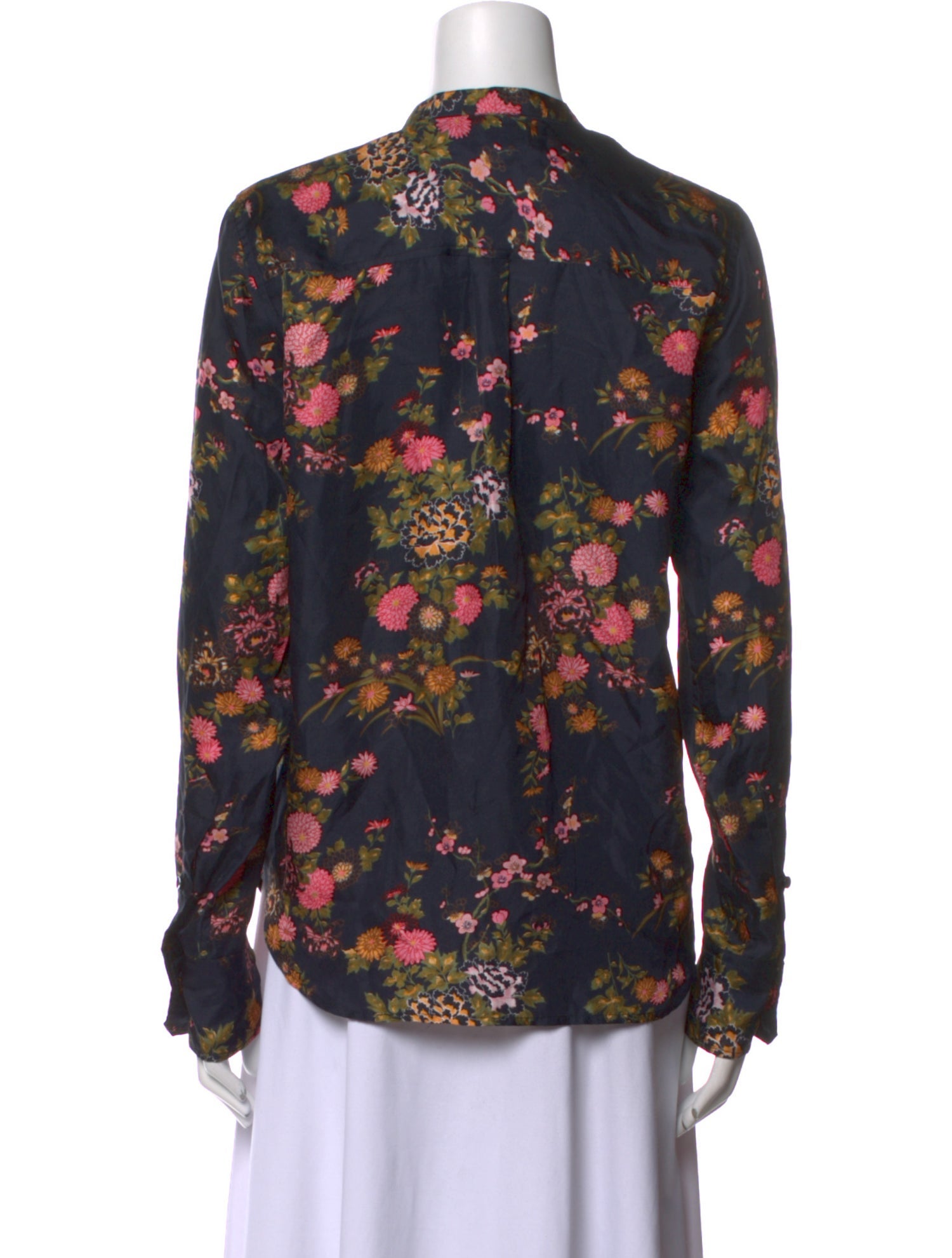 Isabel Marant Silk Floral Print Blouse