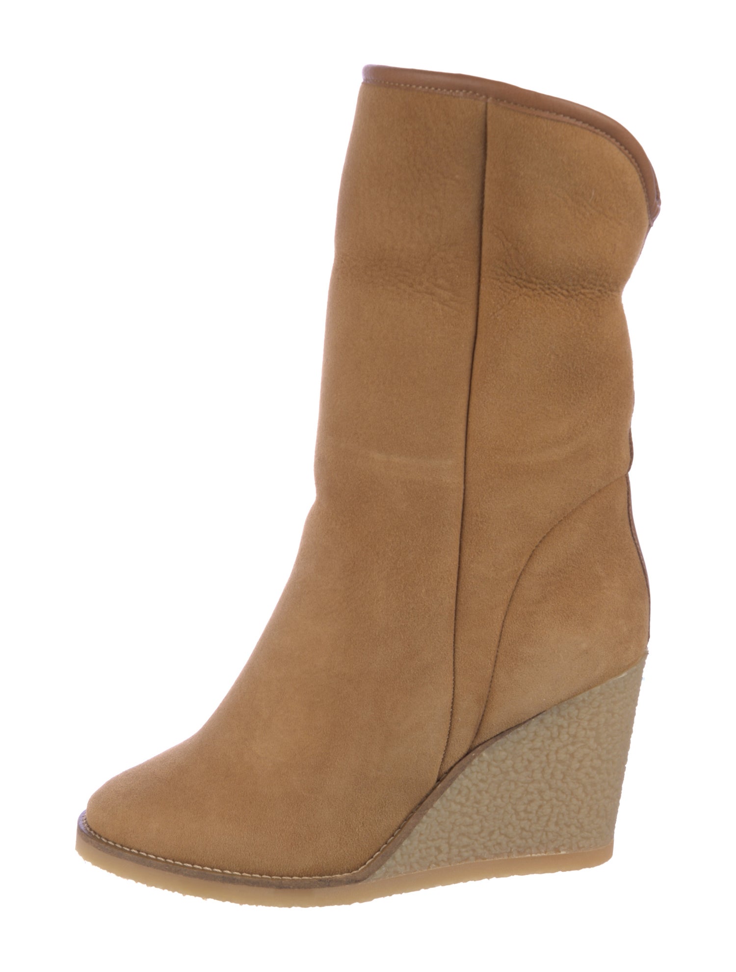 Isabel Marant Suede Leather Trim Embellishment Boots