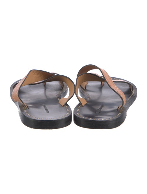 Isabel Marant Leather Studded Accents Slides
