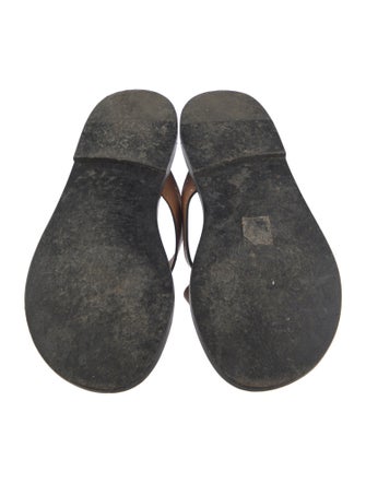 Isabel Marant Leather Studded Accents Slides