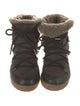 Isabel Marant Leather Lace-Up Boots