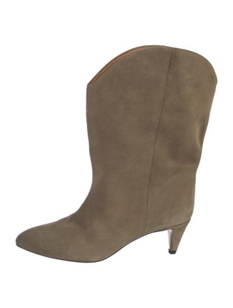 Isabel Marant Suede Western Boots