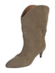 Isabel Marant Suede Western Boots