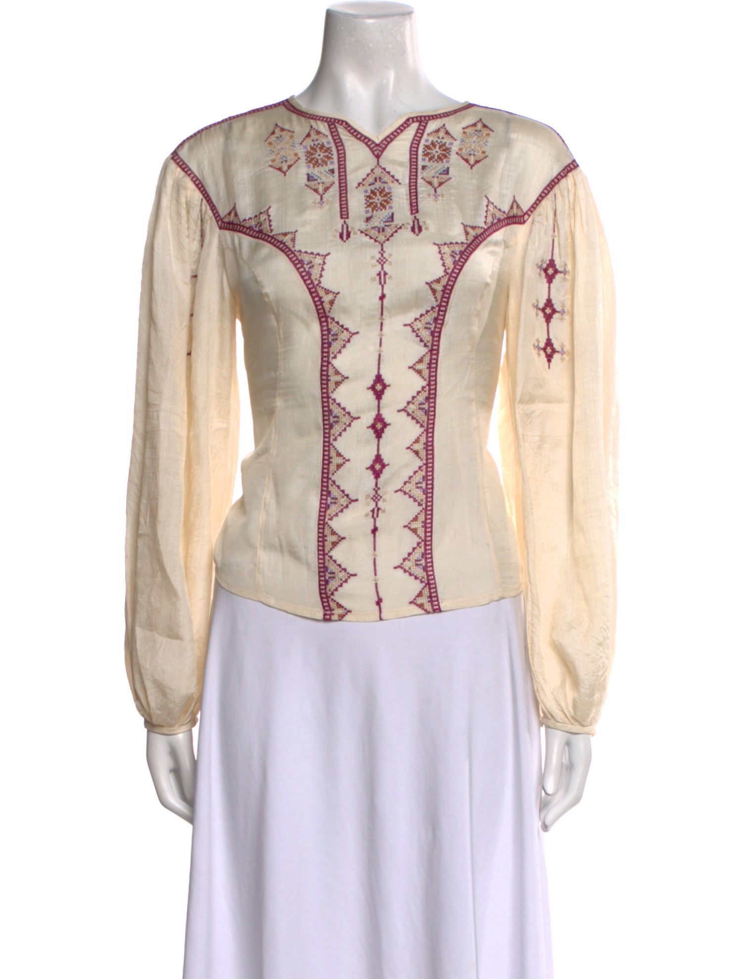 Isabel Marant Silk Printed Blouse