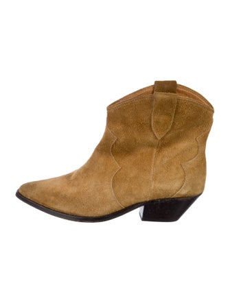 Isabel Marant Suede Western Boots
