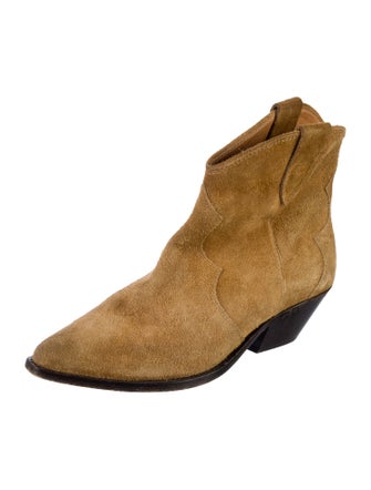 Isabel Marant Suede Western Boots