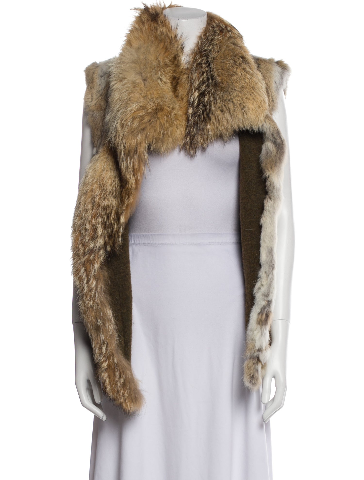 Isabel Marant Colorblock Pattern Fur Jacket