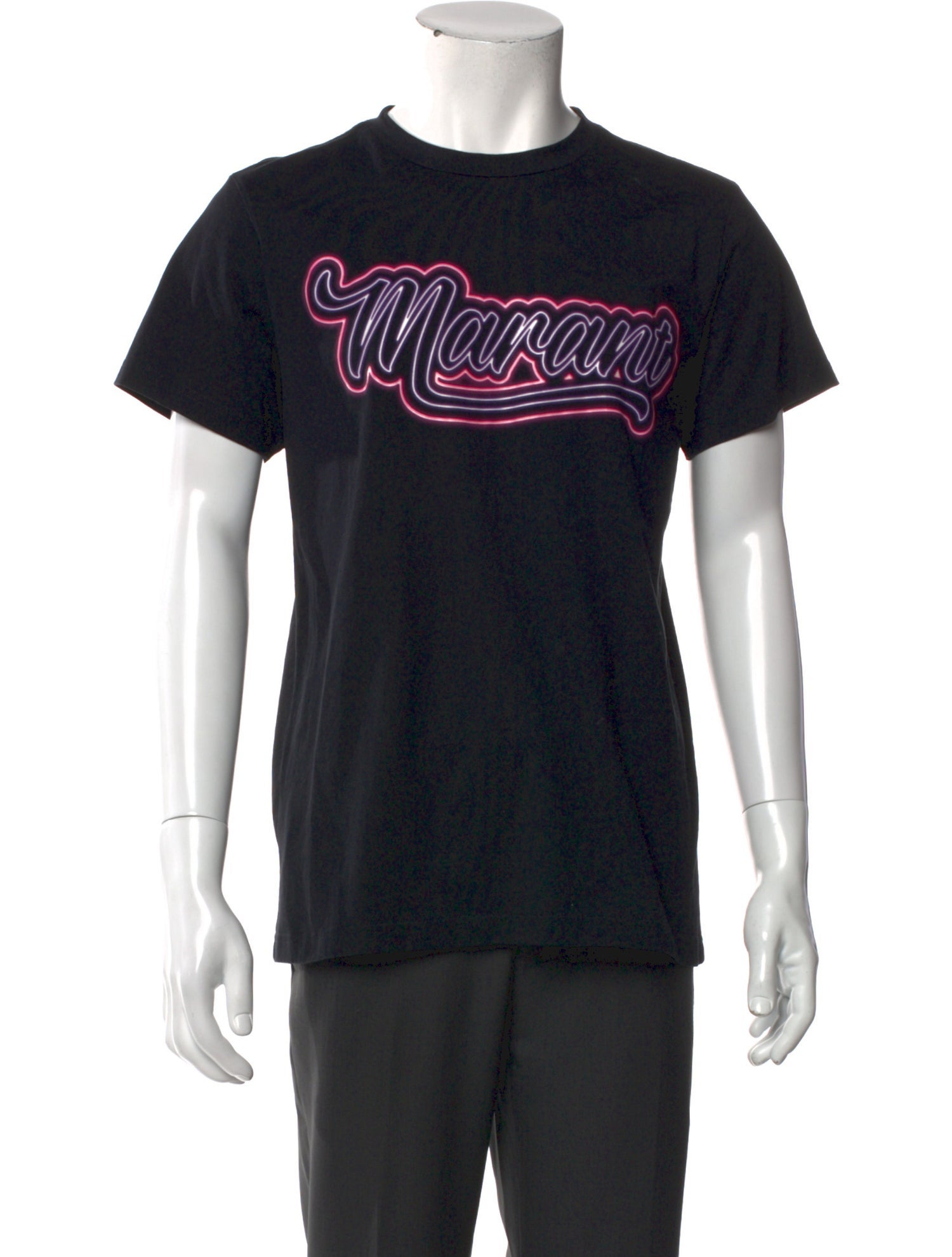 Isabel Marant Graphic Print Crew Neck T-Shirt