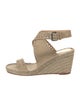 Isabel Marant Suede Eyelet Trim Espadrilles