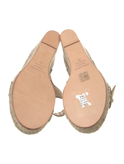 Isabel Marant Suede Eyelet Trim Espadrilles