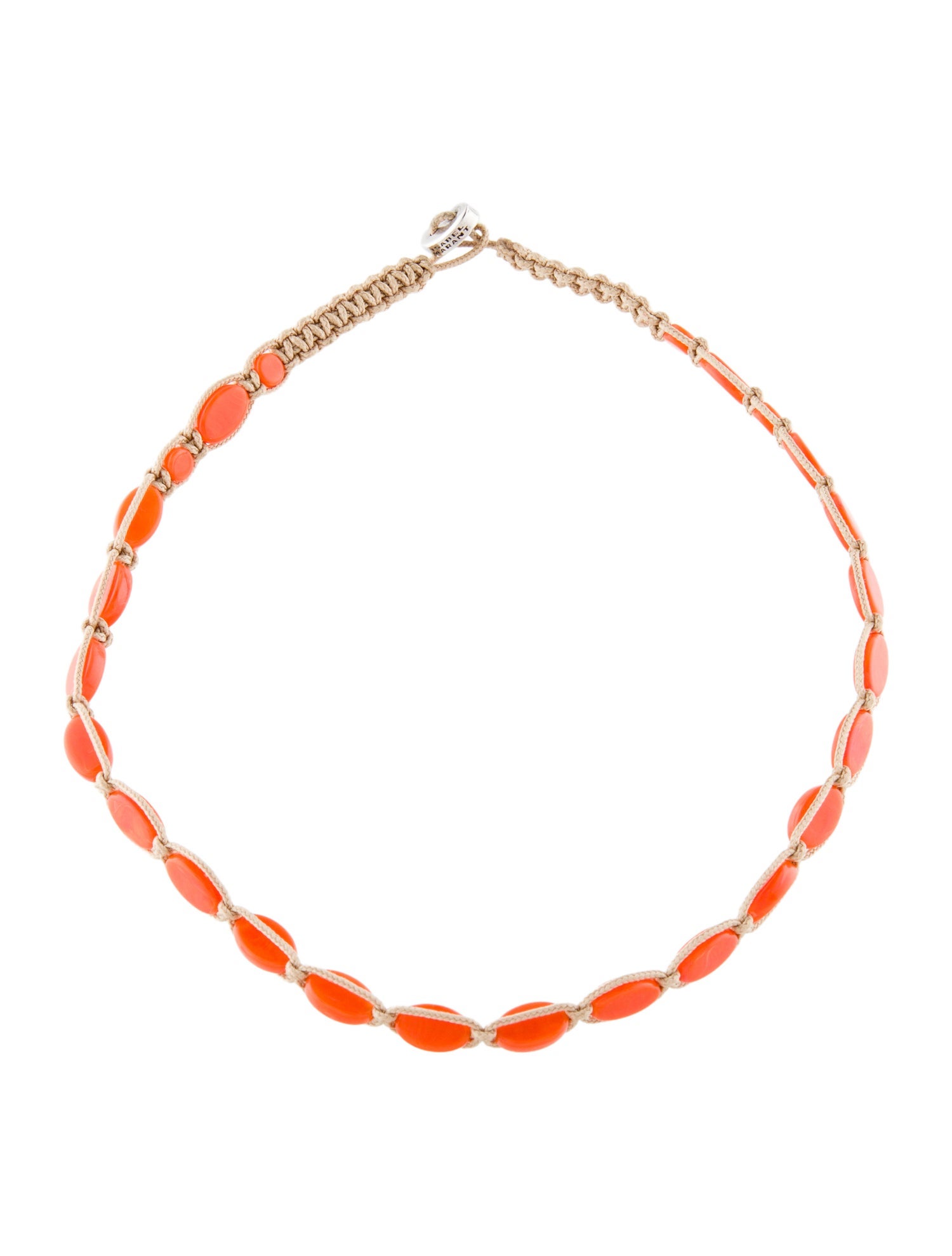 Isabel Marant Resin & Cord Sweets Choker Necklace