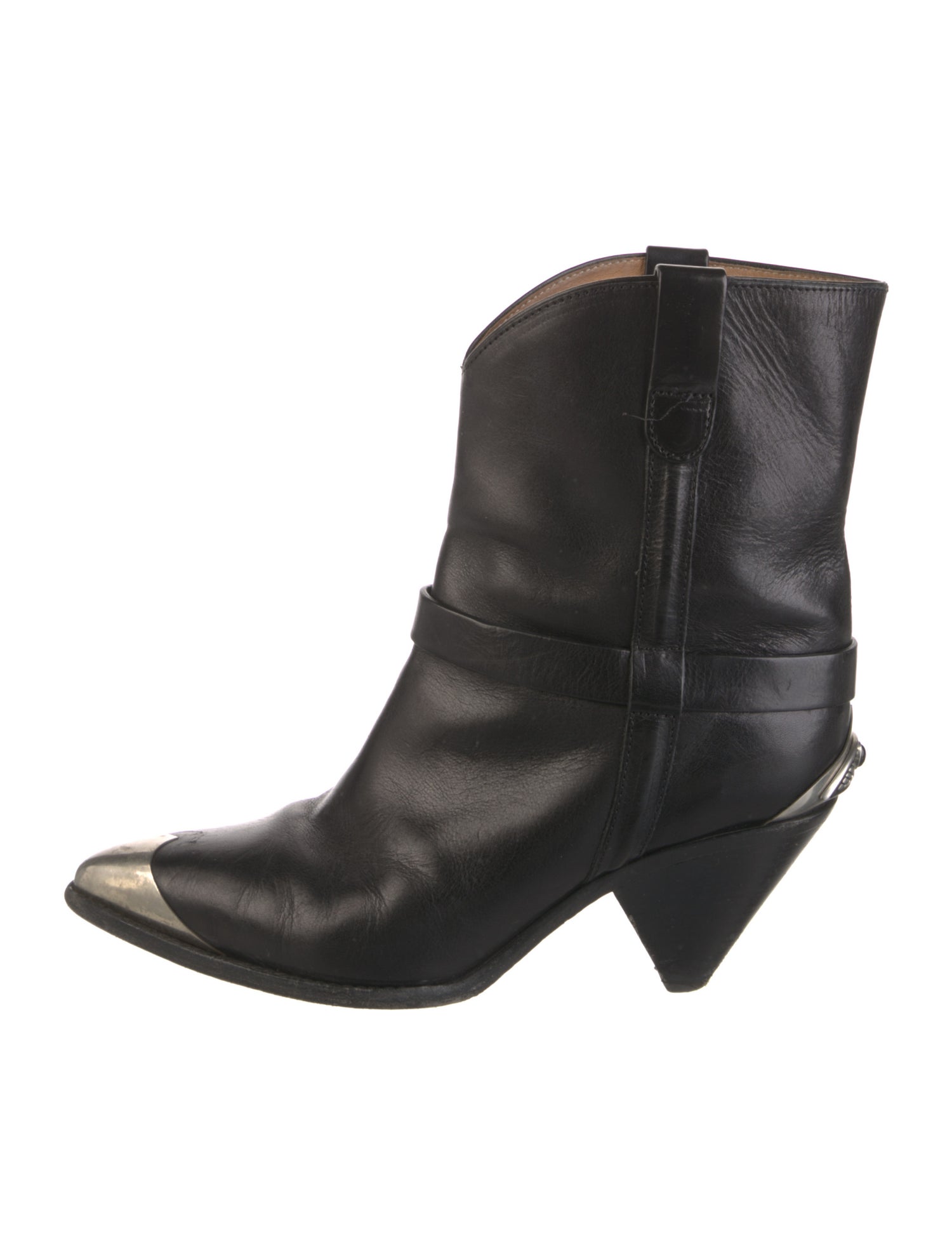 Isabel Marant Leather Western Boots