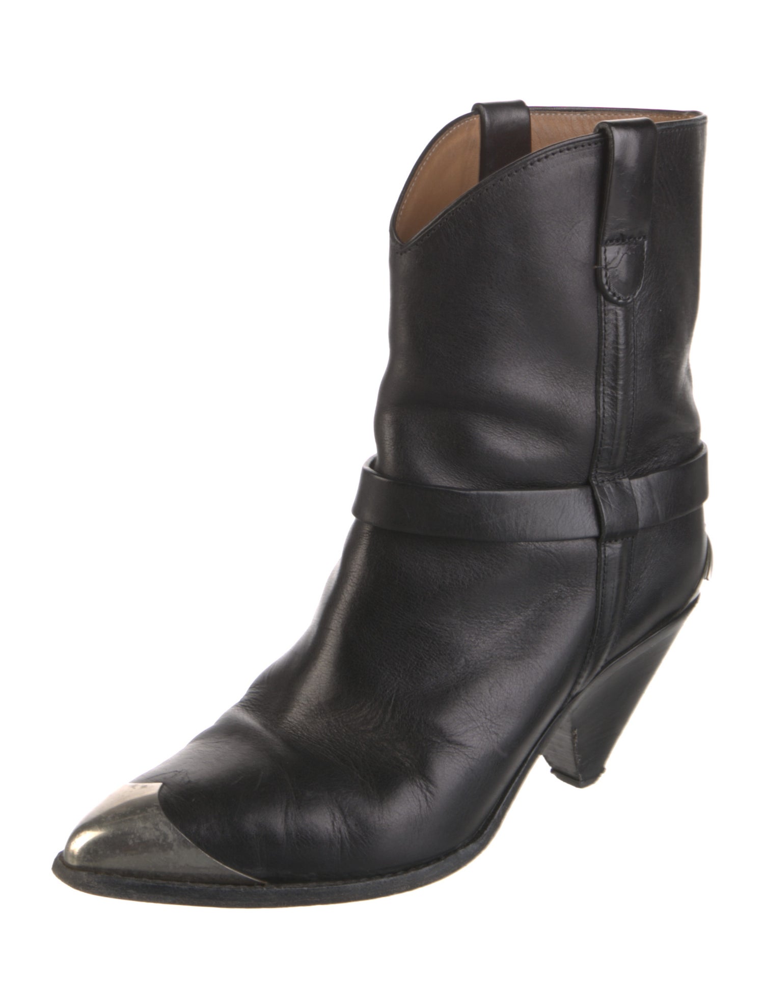 Isabel Marant Leather Western Boots