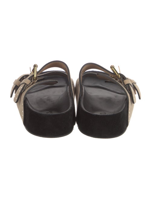 Isabel Marant Suede Studded Accents Slides