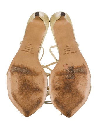 Isabel Marant Embossed Leather Sandals